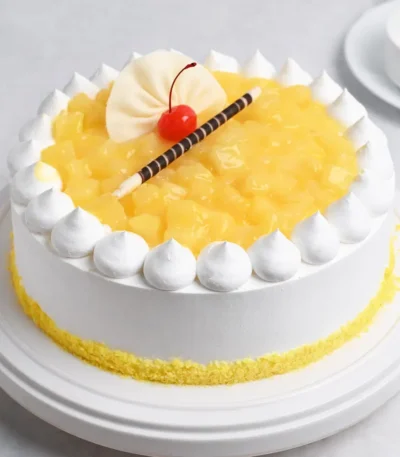 Whipped Cream Pineapple Cake