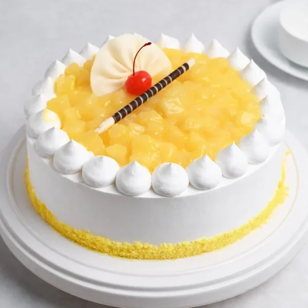 Whipped Cream Pineapple Cake